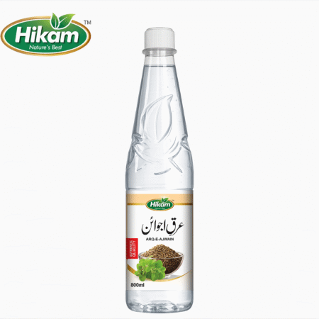 Hikam Arq-e-Ajwain (عرق اجوائن) 800ML